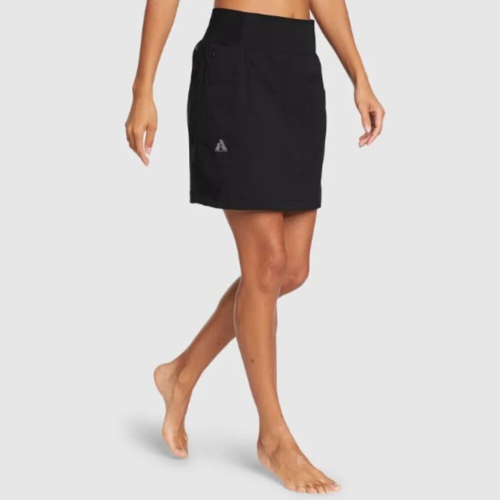Eddie Bauer First Ascent Women's Guide Ripstop Skort Size 6 Black